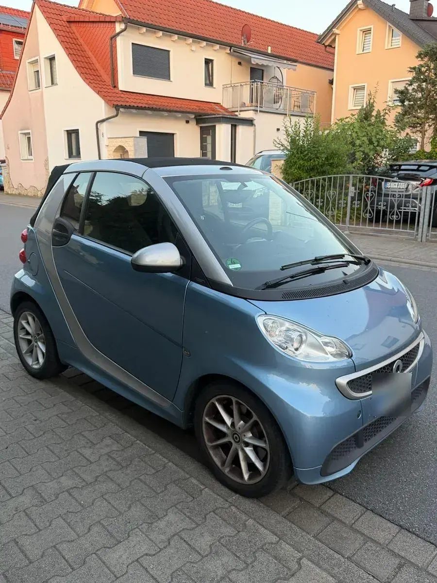 Gebraucht Smart ForTwo Cabrio 71 PS (52 kW) 2012 Blau Cabrio