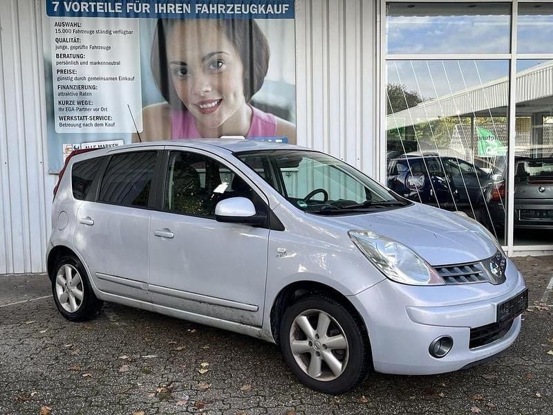Gebraucht Nissan Note Visia 88 PS (64 kW) 2008 Silber Kleinwagen