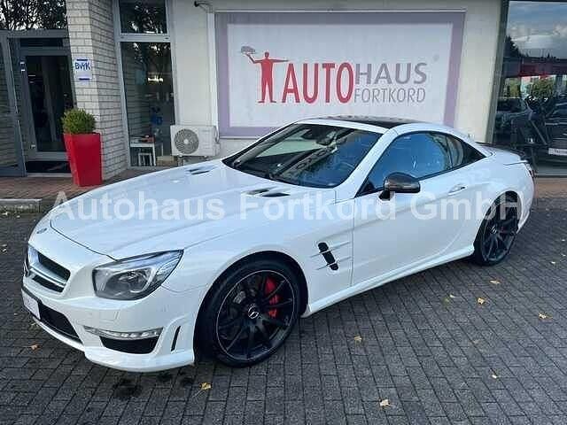 Weiss metallic Gebraucht 2014 Mercedes SL63 AMG AMG Cabrio | 63.980 € (Superpreis) - Bild 1/4