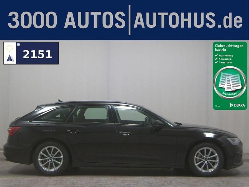 Brillantschwarz Gebraucht 2021 Audi A6 Basis Kombi | 25.980 € (Superpreis) - Bild 1/4