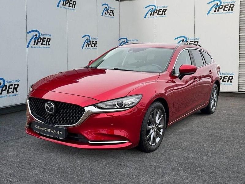 Gebraucht Mazda 6 194 PS (142 kW) 2019 Magmarot metallic Kombi