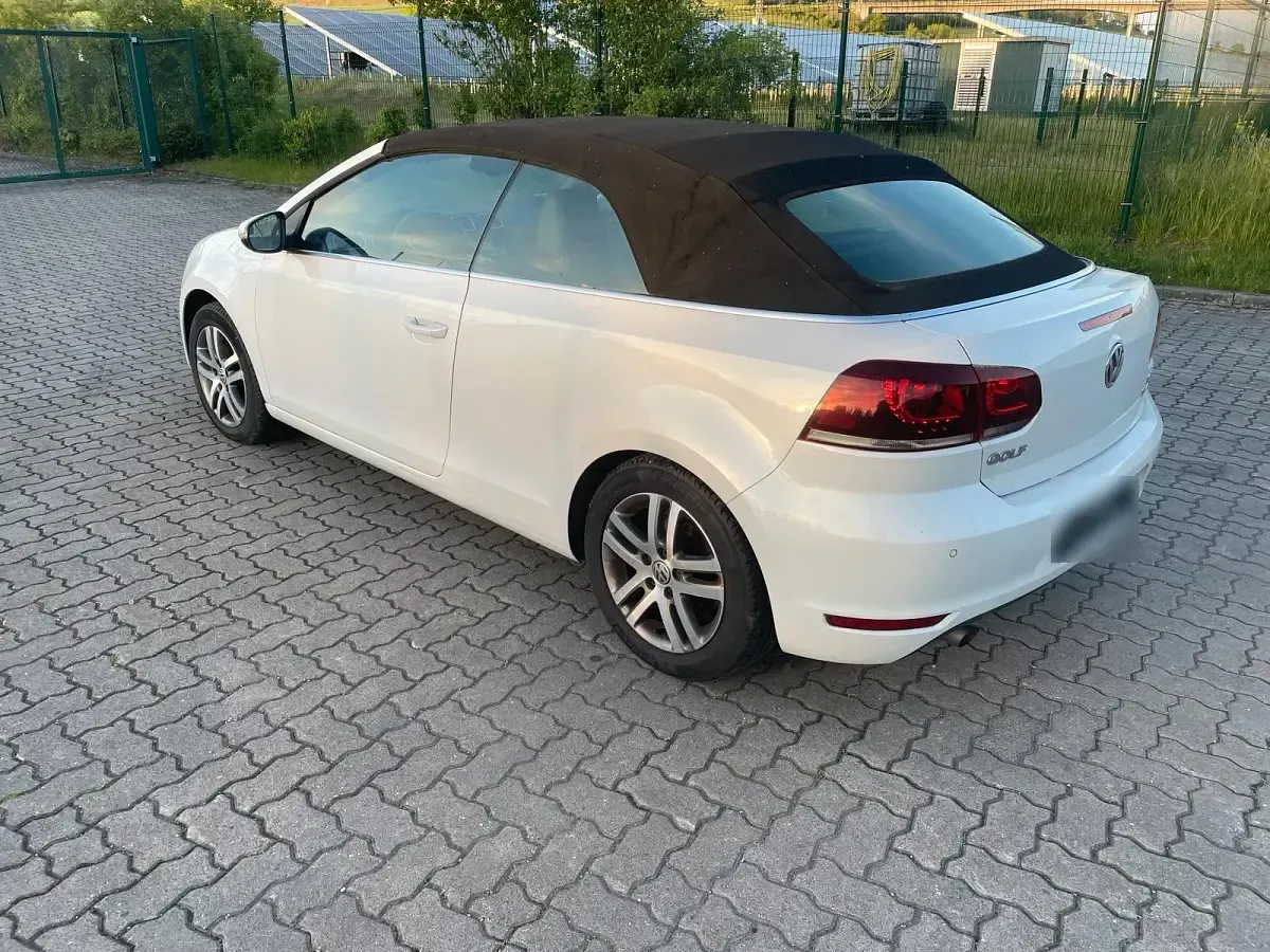 Brugt VW Golf Cabriolet 105 HK (77 kW) 2013 Hvid Cabriolet