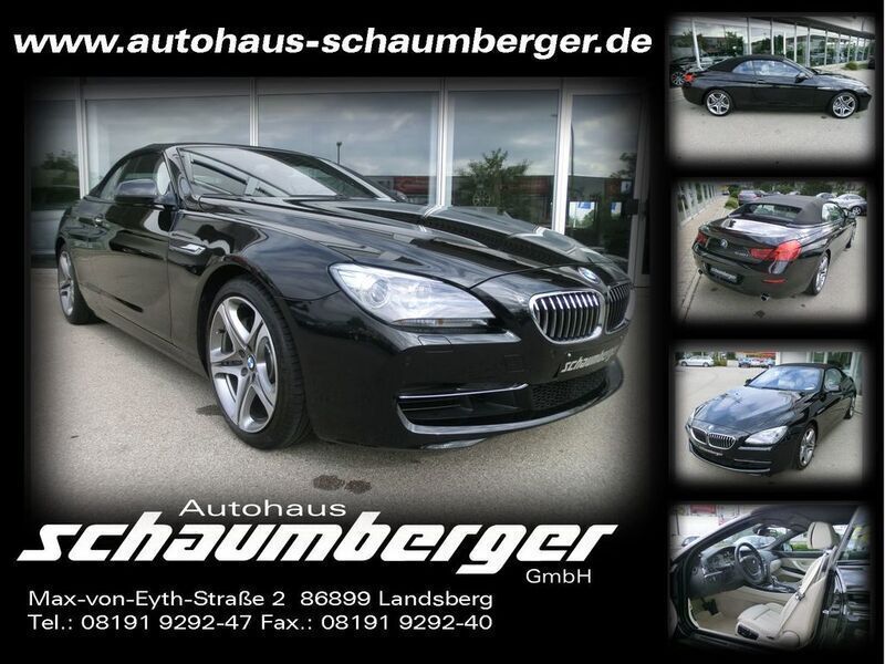Schwarz Gebraucht 2013 BMW 640 Cabriolet Cabrio | 64.900 € - Bild 1/4