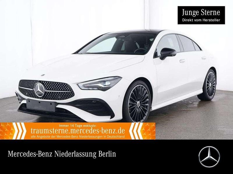 Polarweiß Gebraucht 2024 Mercedes CLA200 AMG Coupé | 37.590 € (Fairer Preis) - Bild 1/3