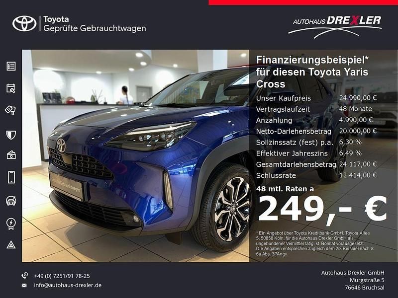 Nachtblau Gebraucht 2023 Toyota Yaris Cross Team SUV | 24.990 € (Fairer Preis) - Bild 1/4