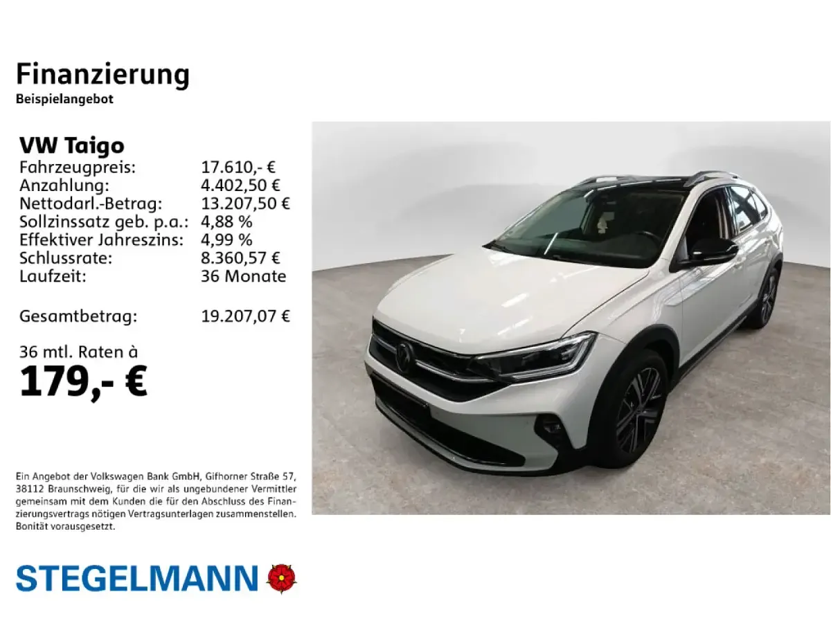 Brugt VW Taigo Style 110 HK (80 kW) 2023 SUV