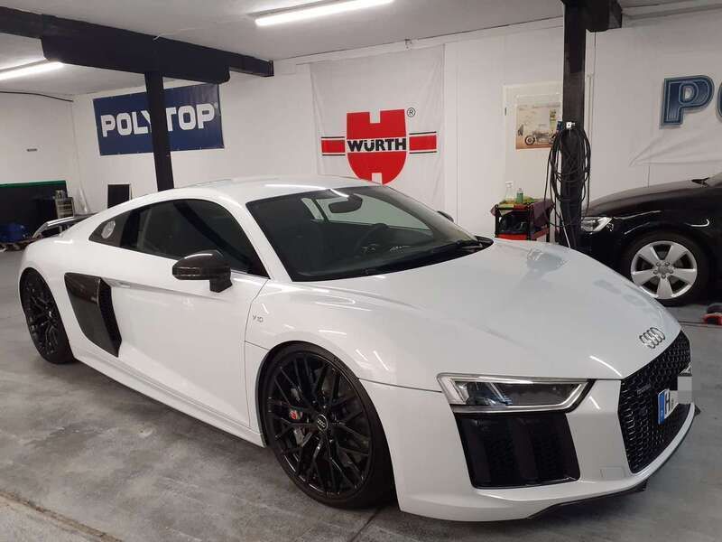 Suzukagrau metallic Gebraucht 2018 Audi R8 Coupé Coupé | 134.999 € (Etwas zu teuer) - Bild 1/4