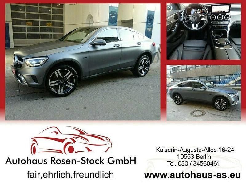 Gebraucht Mercedes GLC300e 211 PS (155 kW) 2020 Grau (designo selenitgrau magno) Coupé