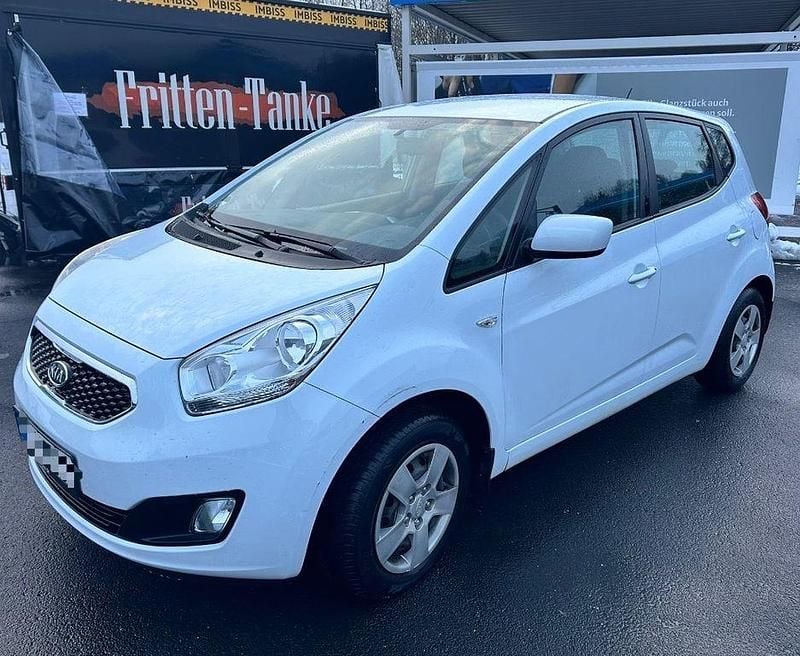 Gebraucht Kia Venga Attract 90 PS (66 kW) 2012 Weiß Kleinwagen