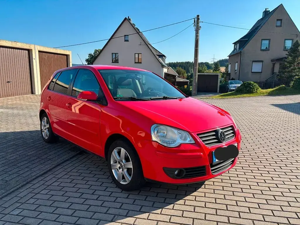 Gebraucht VW Polo Edition 105 PS (77 kW) 2008 Rot Kleinwagen
