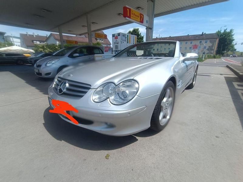 Gebraucht Mercedes SL500 306 PS (225 kW) 2002 Silber Cabrio
