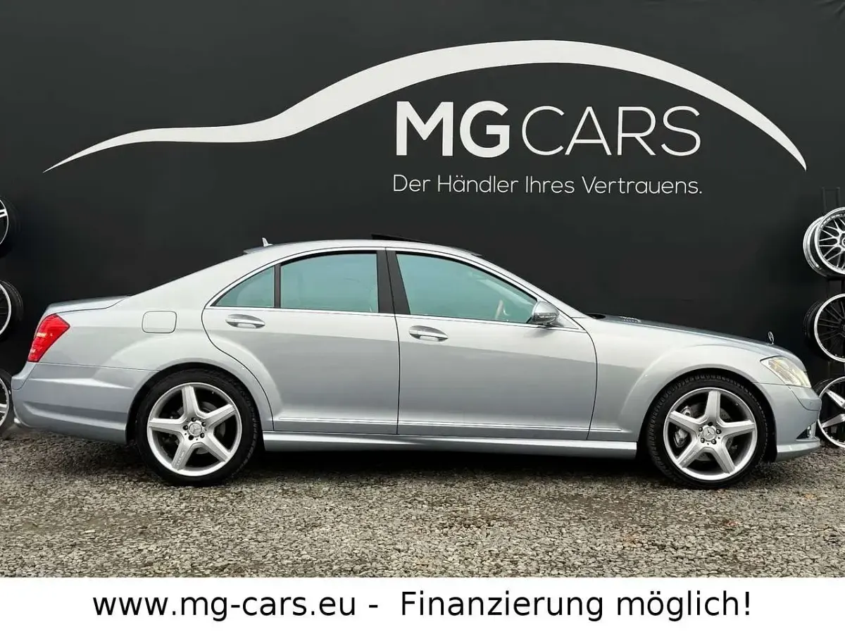 Gebraucht Mercedes S500 AMG line 387 PS (284 kW) 2008 Chalcedonblau Limousine