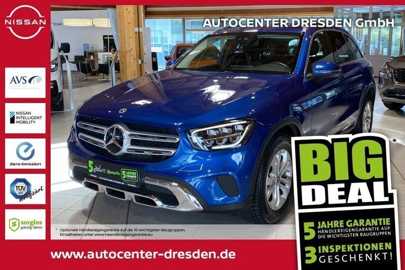 Blau Gebraucht 2022 Mercedes GLC200 SUV | 36.980 € (Superpreis) - Bild 1/4