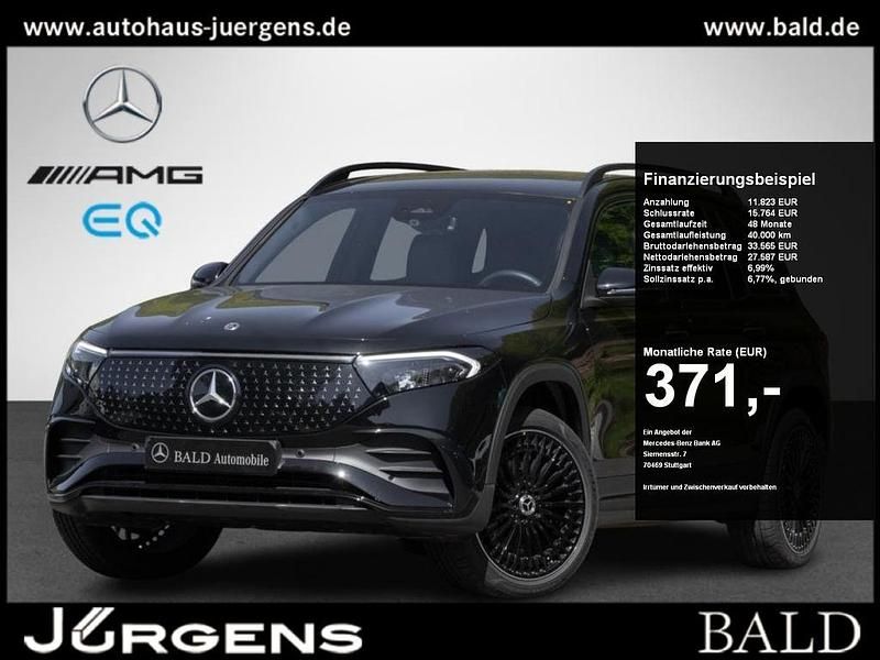 Schwarz metalliclack kosmosschwarz Gebraucht 2024 Mercedes EQB300 AMG SUV | 44.880 € (Teuer) - Bild 1/4