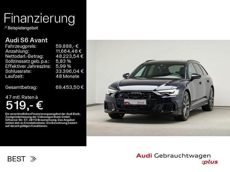 Gebraucht Audi S6 Ambiente 344 PS (253 kW) 2024 Firmamentblau metallic (metallic) Kombi