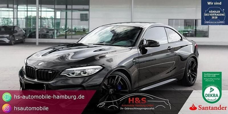 Black sapphire Gebraucht 2020 BMW M2 Competition Edition Coupé | 55.900 € (Fairer Preis) - Bild 1/4