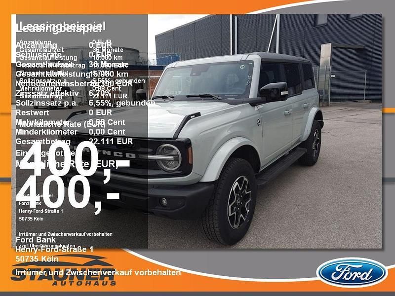 Carbonized grau Gebraucht 2024 Ford Bronco Outer Banks SUV | 57.980 € (Fairer Preis) - Bild 1/4