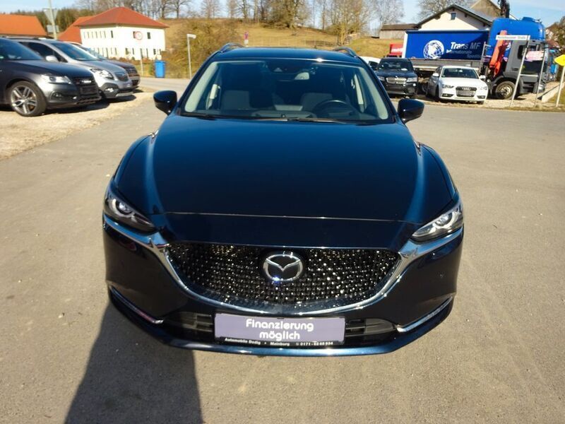 Blau Gebraucht 2018 Mazda 6 Exclusive-Line Kombi | 16.900 € (Fairer Preis) - Bild 1/4