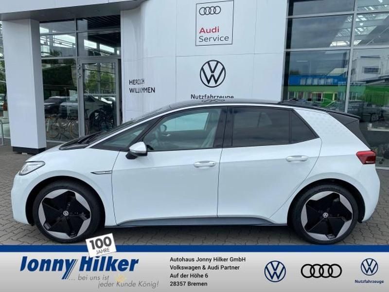 Gebraucht VW ID.3 Pro 150 kW (204 PS) 2021 Weiß metallic Kleinwagen