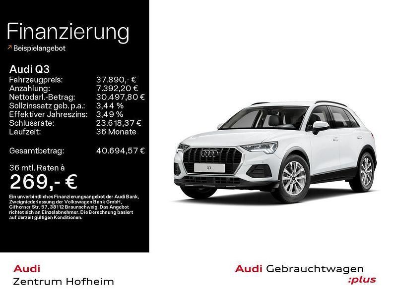 Gletscherweiß metallic Gebraucht 2025 Audi Q3 SUV | 37.890 € (Guter Preis) - Bild 1/4