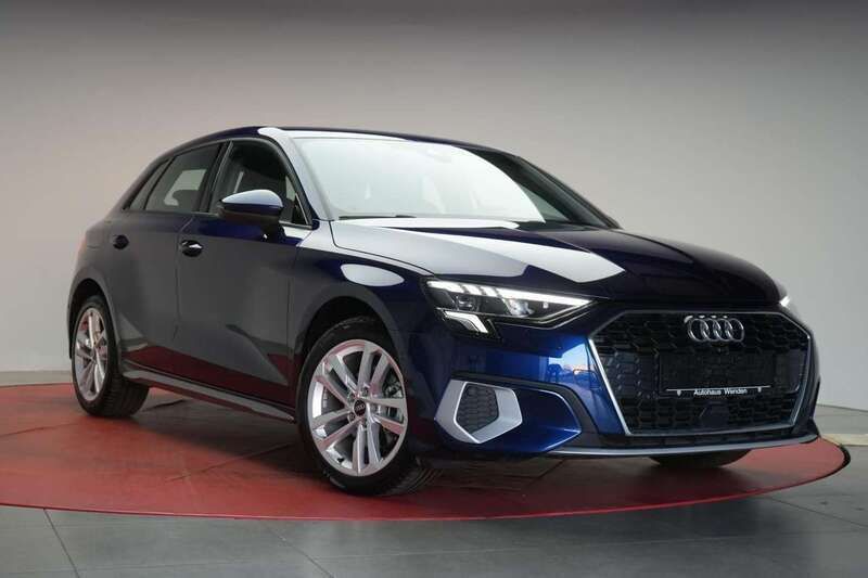 Navarra blue Gebraucht 2023 Audi A3 Sportback Advanced Kombi | 25.390 € (Superpreis) - Bild 1/4