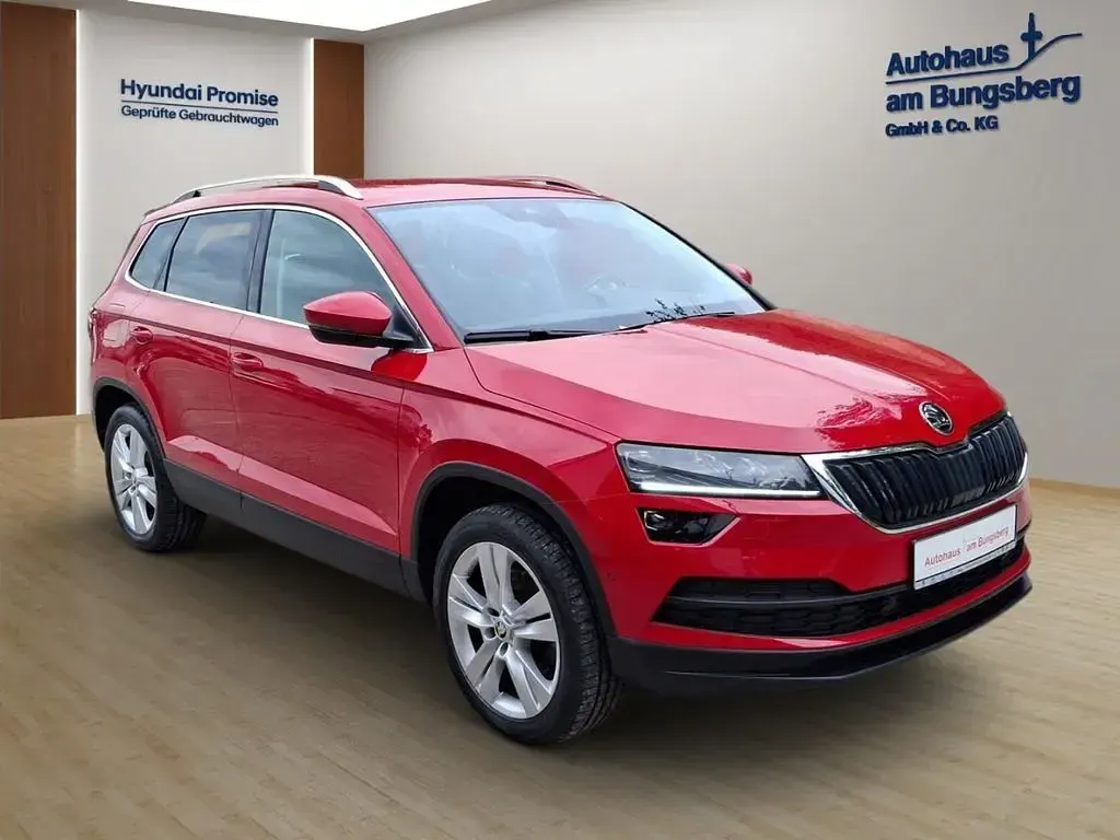 Gebraucht Skoda Karoq Style 150 PS (110 kW) 2021 Rot SUV