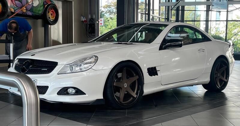 Weiß Gebraucht 2008 Mercedes SL280 Cabrio | 25.900 € (Superpreis) - Bild 1/4