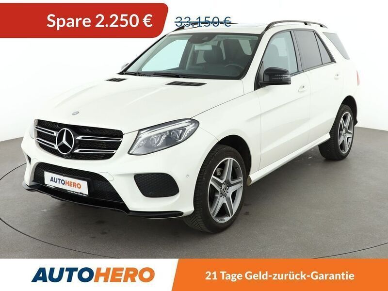 Weiß Gebraucht 2017 Mercedes GLE250 AMG line SUV | 30.900 € (Guter Preis) - Bild 1/3