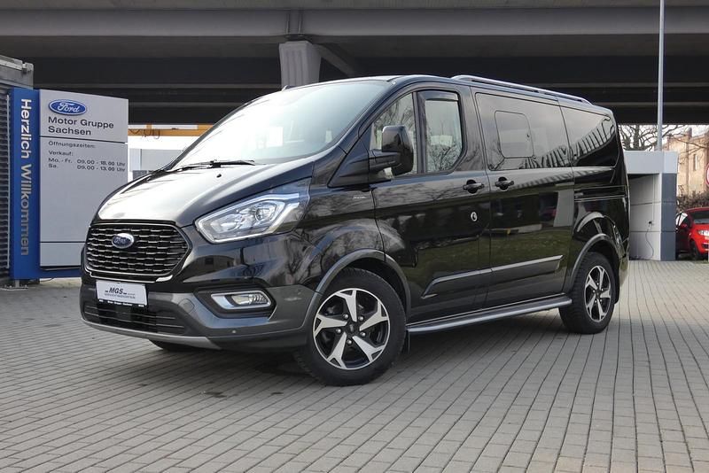 Gebraucht Ford Tourneo Custom Active 150 PS (110 kW) 2023 Obsidianschwarz metallic Van