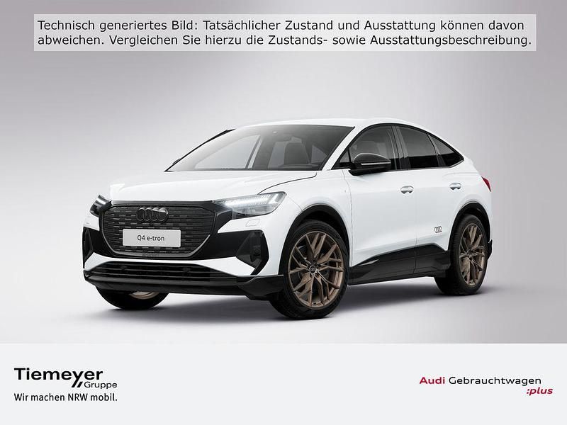 Weiß Gebraucht 2025 Audi Q4 Sportback e-tron S-Line SUV | 50.970 € (Teuer) - Bild 1/4