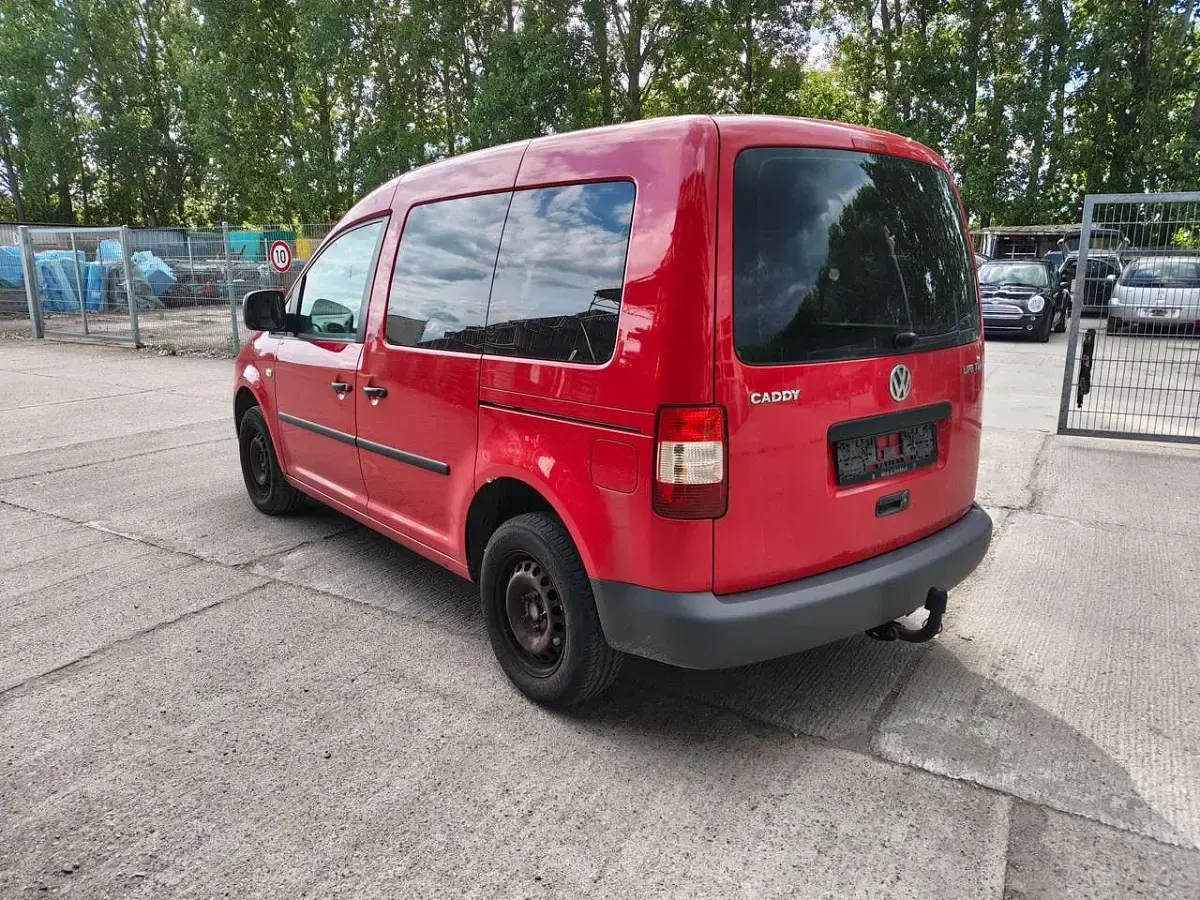 Gebraucht VW Caddy 105 PS (77 kW) 2007 Tornadorot Van / Kleinbus