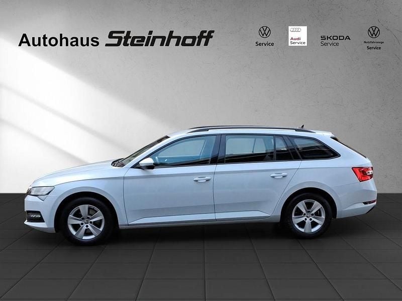 Gebraucht Skoda Superb 150 PS (110 kW) 2020 Weiß Kombi
