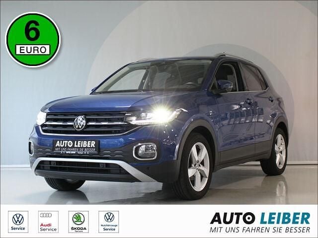 Gebraucht VW T-Cross Style 110 PS (80 kW) 2021 Reef blue metallic (metallic) SUV