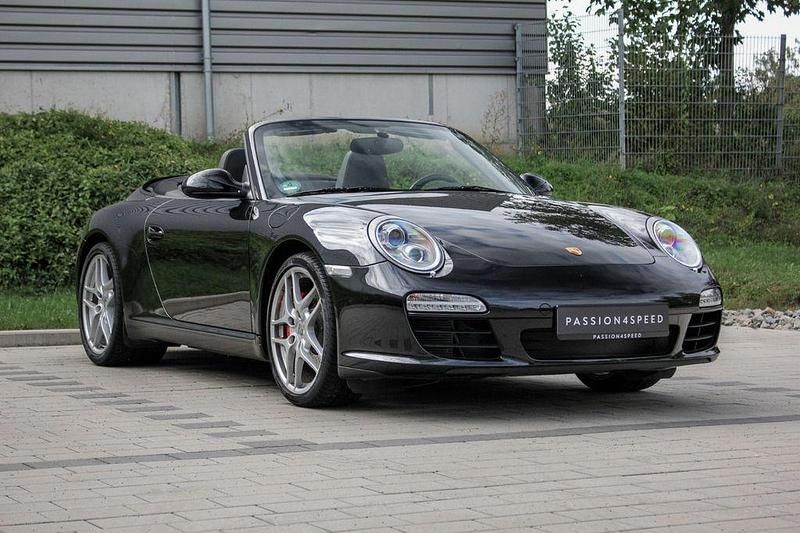Gebraucht Porsche 911 Carrera S Cabriolet 385 PS (283 kW) 2009 Basaltschwarz metallic Cabrio