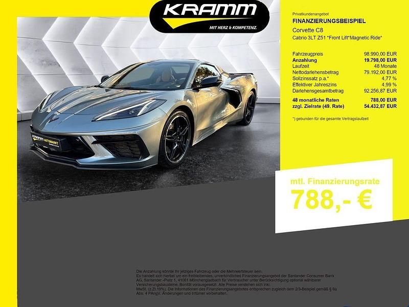 Second-hand Corvette C8 482 CP (354 kW) 2022 Gri Cabrio