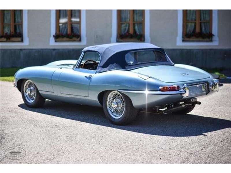 Gebraucht Jaguar E-Type 272 PS (200 kW) 1963 Opalcent blue Cabrio