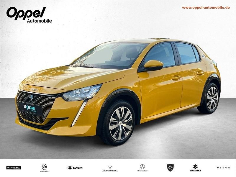 Gelb Gebraucht 2021 Peugeot e-208 Active Kleinwagen | 15.999 € (Fairer Preis) - Bild 1/3