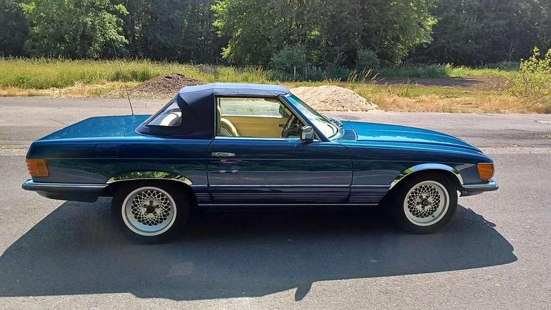 Gebraucht Mercedes SL350 200 PS (147 kW) 1973 Blau Cabrio