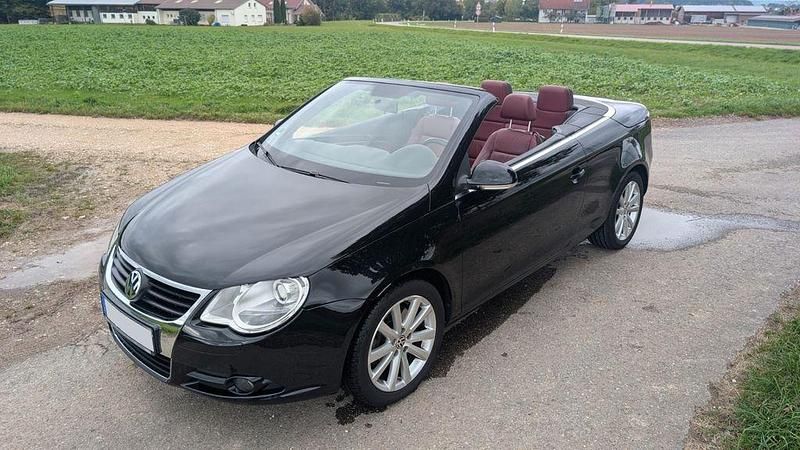 Schwarz Gebraucht 2007 VW Eos Cabrio | 4.900 € (Guter Preis) - Bild 1/4