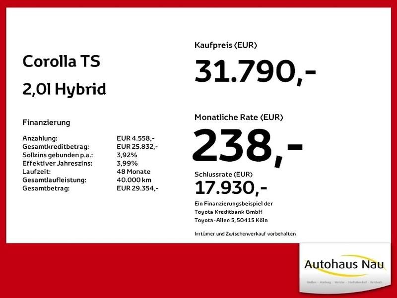 Neu Toyota Corolla 178 PS (130 kW) 2025 Mysticschwarz metallic Kombi