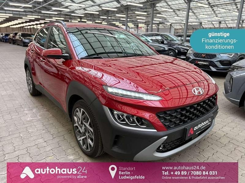 Rot Gebraucht 2021 Hyundai Kona Trend SUV | 20.990 € (Fairer Preis) - Bild 1/4
