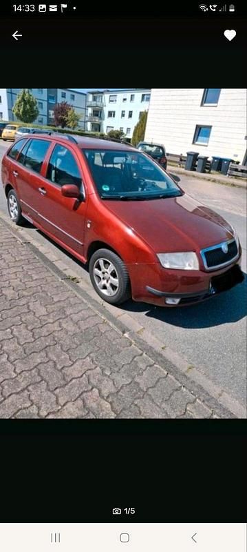 Rot Gebraucht 2002 Skoda Fabia Kombi | 550 € (Guter Preis) - Bild 1/4