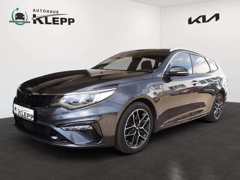 (abt) graphite met. Gebraucht 2019 Kia Optima GT-Line Kombi | 20.990 € (Fairer Preis) - Bild 1/4