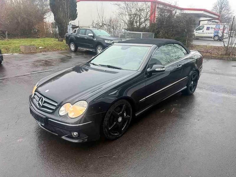 Schwarz Gebraucht 2009 Mercedes CLK280 AMG Cabrio | 14.900 € (Fairer Preis) - Bild 1/4