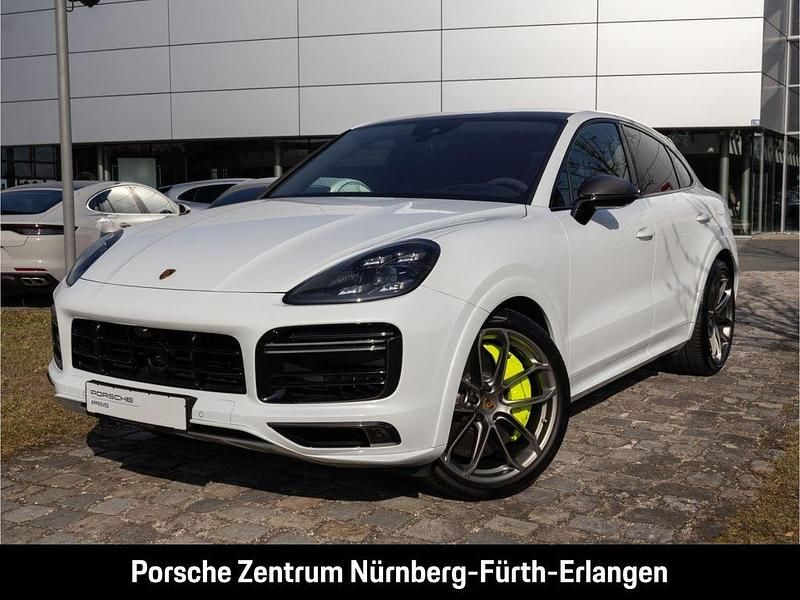 Carraraweißmetallic Gebraucht 2021 Porsche Cayenne Turbo S SUV | 124.990 € (Teuer) - Bild 1/4
