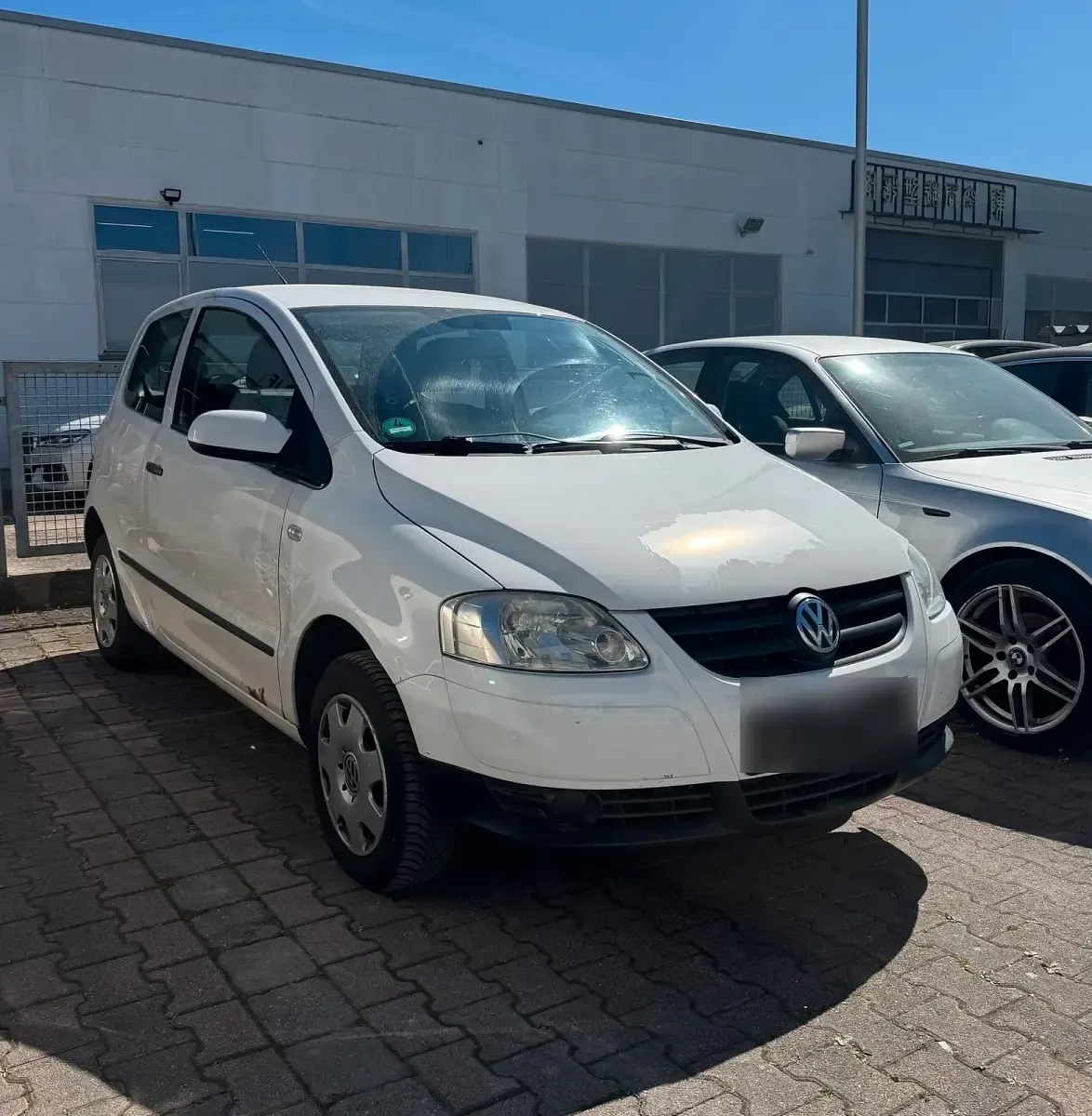Gebraucht VW Fox 54 PS (39 kW) 2008 Weiß Kleinwagen