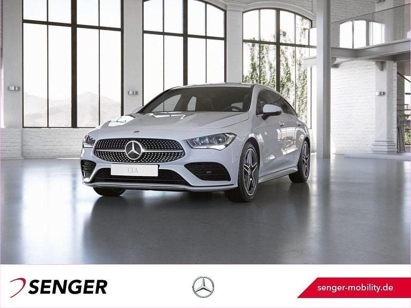 Unilack polarweiß Gebraucht 2022 Mercedes CLA250e Shooting Brake AMG line Kombi | 25.790 € (Fairer Preis) - Bild 1/4