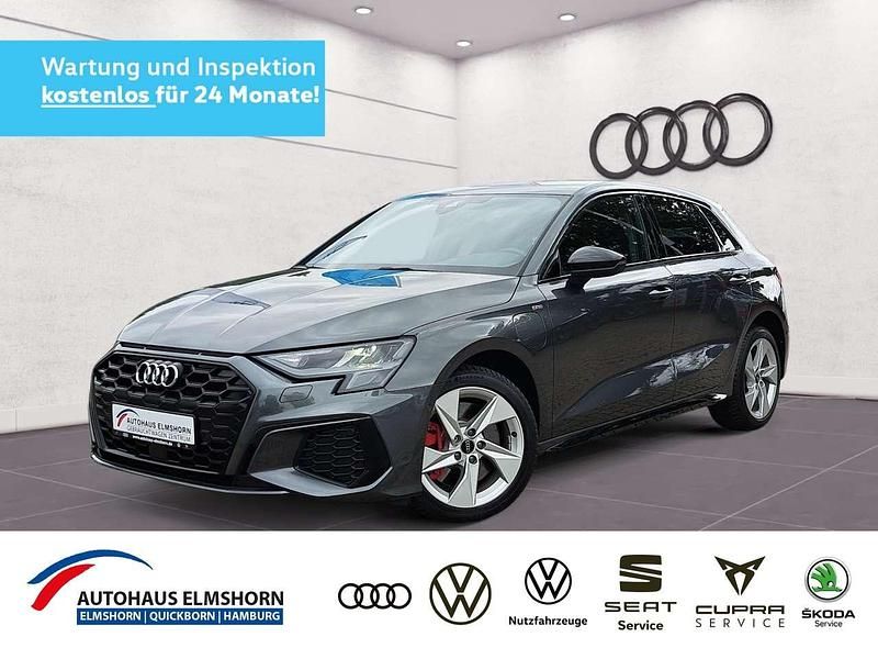 Daytonagrau perleffekt Gebraucht 2022 Audi A3 Sportback e-tron S-Line Limousine | 29.910 € (Fairer Preis) - Bild 1/3