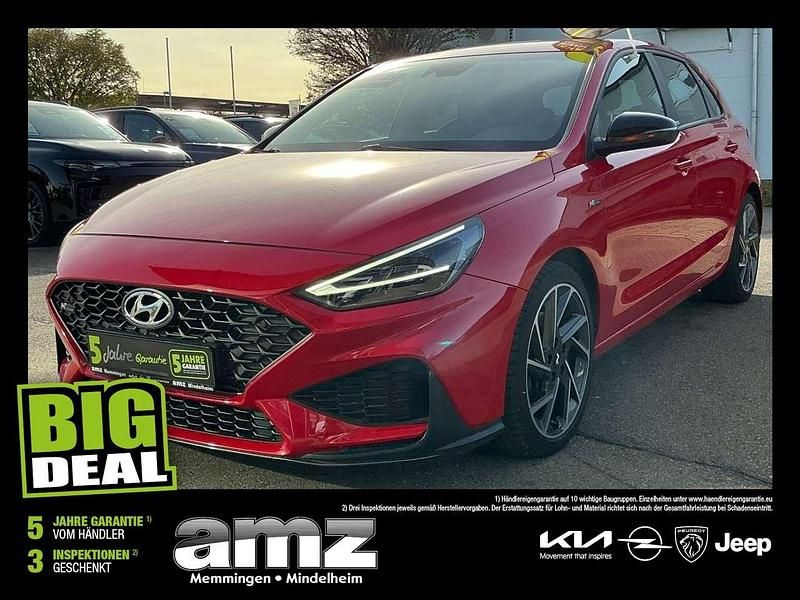 Engine red / sol Gebraucht 2021 Hyundai i30 N Line Limousine | 19.980 € (Fairer Preis) - Bild 1/4