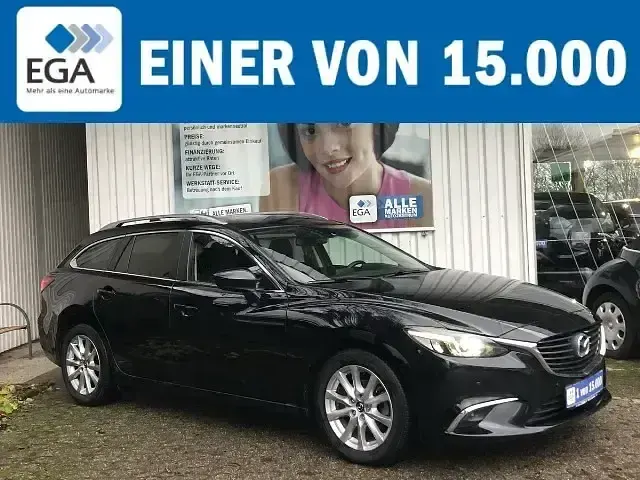 Używany Mazda 6 Exclusive-Line 150 KM (110 kW) 2016 Czarny Sedan/Limuzyna